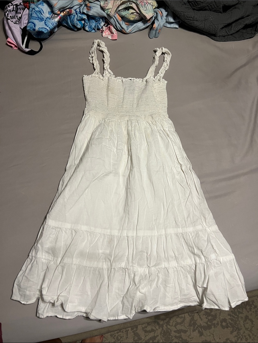 Girls white dress